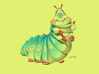Heimlich - A Bug's Life art disney illustration procreate