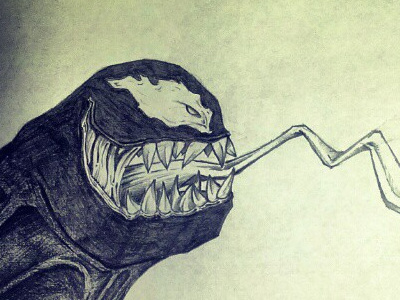 Venom (rough/quick sketch) instagram paper pencil quick sketch rough venom