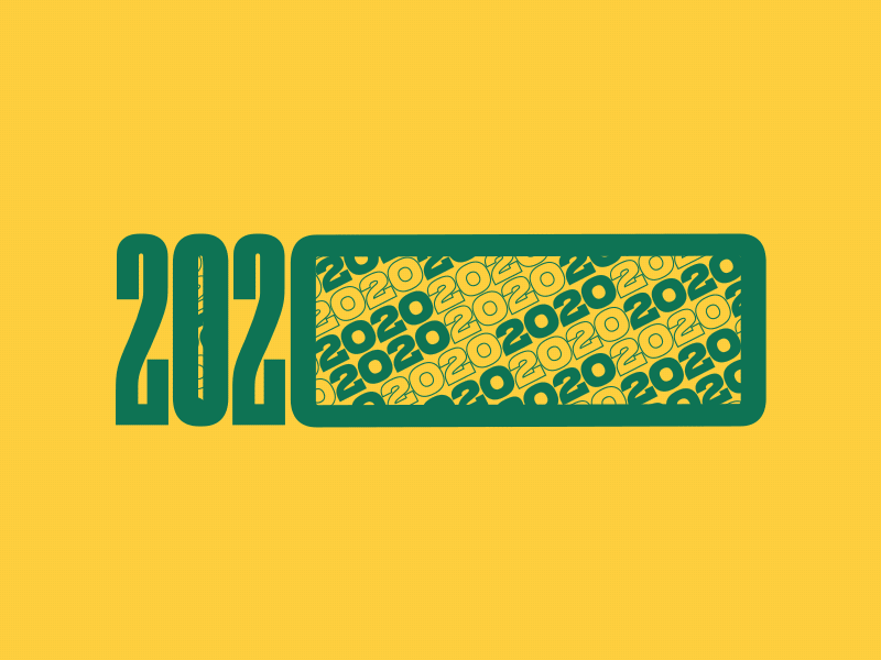2020 - Typo - Loop aftereffect animation branding design font gif logo loop motion typography vector