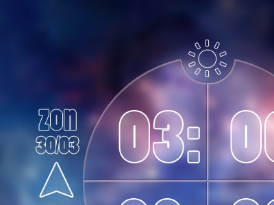 Daylight Savings 2014 infographic photoshop ui