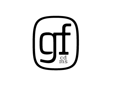 GF logo design - personal branding