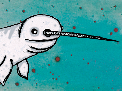 Ripped Whale art design graphic illustration whale