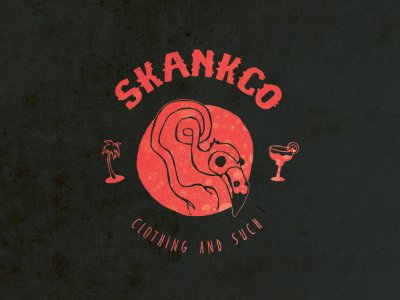 SkankCo Flamingo Tee Design apparel art austin clothing design graphic illustration logo oklahoma texas tulsa