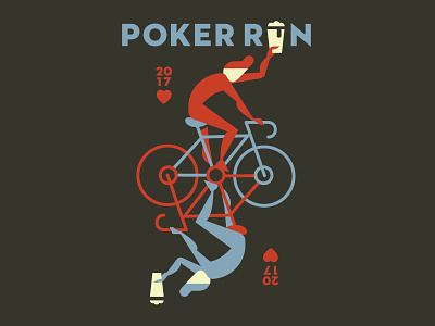 Poker Run beer bicycle bike cards poker