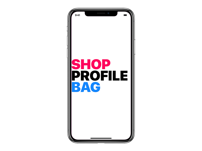 SHOP app design ios iphone mobile shop ui