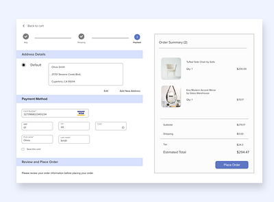 Daily UI 002 Credit Card Checkout Page check out check out page checkout daily ui challenge dailyui design graphic design illustration ui uiux ux
