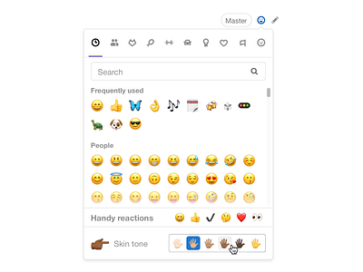 WIP New award emoji menu by Dimitrie Hoekstra on Dribbble