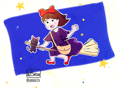 Kiki s delivery service childrens illustration digitalart illustration kiki s delivery service