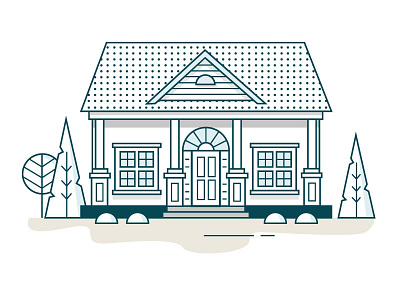 House house illustration vector