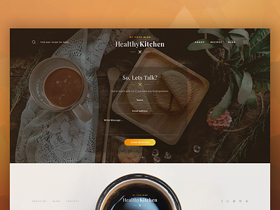 Contact page - HealthyKitchen