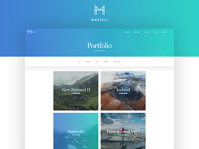 Martell - Portfolio page