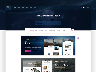 TeslaThemes Redesign - themes page design freelance landing minimal page project themes ui ux webdesign