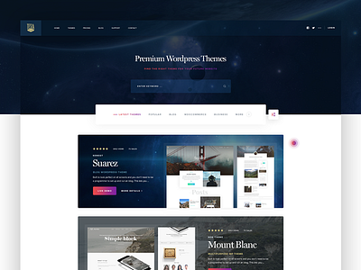 TeslaThemes Redesign - themes page