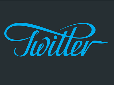 twitter type treatment graphic design hand lettering lettering script twitter type type treatment typography