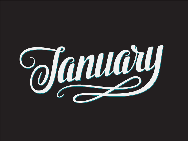 Font white. Январь леттеринг. Кондитерский леттеринг. January надпись. Надпись январь леттеринг.