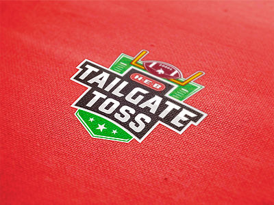 Tailgate Toss football logo sports logo
