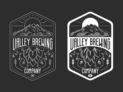 Valley Brewing Co. brewery hops line mountains valley yakima