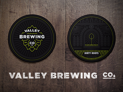 Coaster beer brewery coasters hop line valley brewing yakima