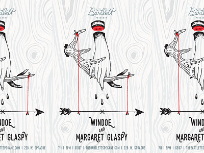 Windoe & Margaret Glaspy Show Poster