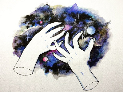 watercolor nebula tumblr