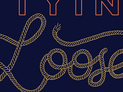 Rope Type WIP lettering rope string typography wip