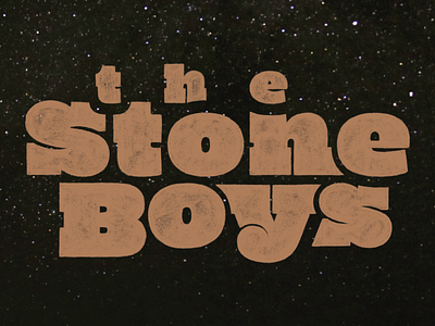 The Stone Boys book cover boys lettering lettering artist slab serif stone typography