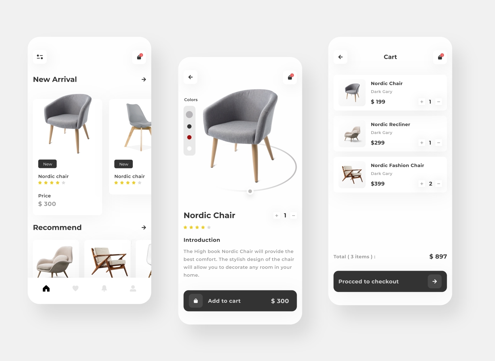 Mobile App Design by Alamin406 on Dribbble