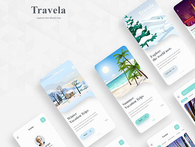 Travel App UI app design design furniture app ui mobile app travel app ui ui design ui ux