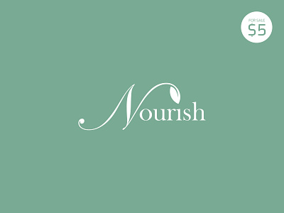 Nourish Logo $5 creative logo logo modern logo nourish logo simple logo