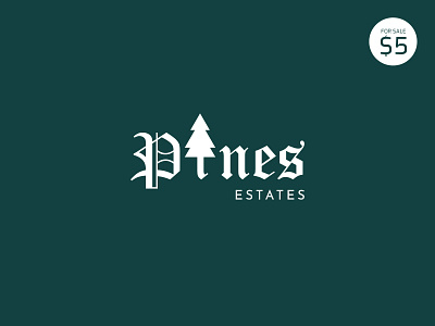Pines Home Logo creative logo logo modern logo pines pines home logo simple logo
