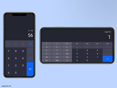 Daily UI #004 - Calculator app app mobile calculator daily ui dailyui design ui