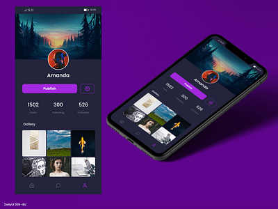 Daily UI #006 - User Profile