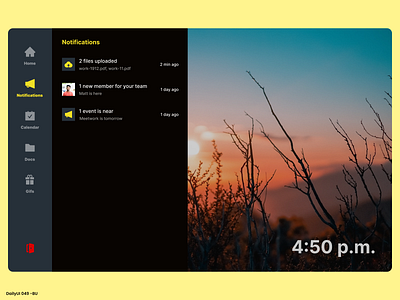 Daily UI #049 - Notifications 49 app app mobile daily ui dailyui design notification notifications ui