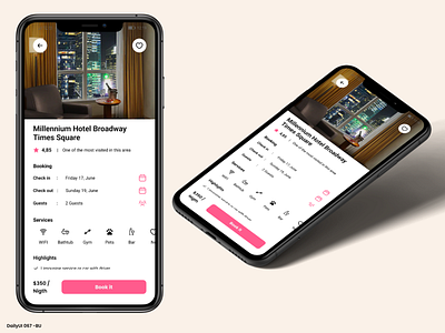 Daily UI #067 - Hotel Booking 67 app app mobile book booked booking daily ui dailyui design hotel hotel booking ui
