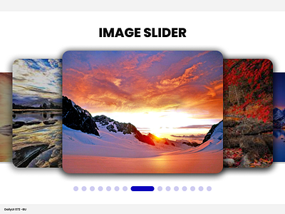 Daily UI #072 - Image Slider app daily ui design image image slider slider ui