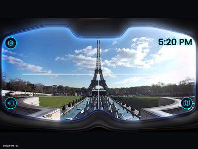Daily UI #073 - Virtual Reality 3d app app mobile daily ui dailyui design ui virtual virtual reality web design