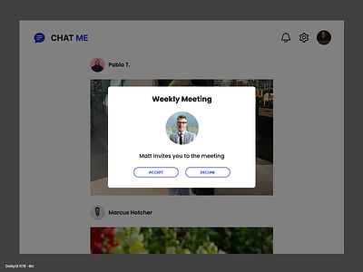 Daily UI #078 - Pending Invitation