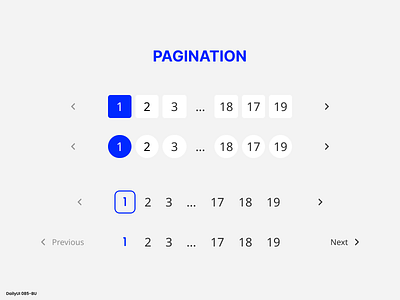 Daily UI #085 - Pagination 85 component daily ui dailyui design pagination tool ui use