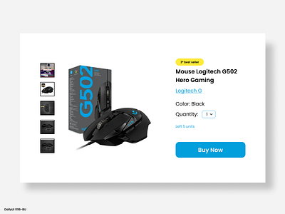 Daily UI #096 - Currently In-Stock app currently currently in stock daily ui dailyui design logitech mouse product stock ui