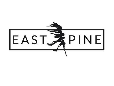 East Pine flag tree krummholz pine tree tree logo