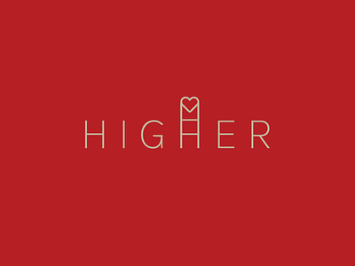 Higher Love higher love ladder ladder logo logo logo concept love day love logo