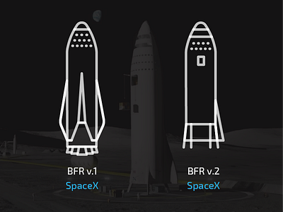 BFR SpaceX 486 bfr cosmos cosmosagency exploration mars moon rocket space spacetravel spacex