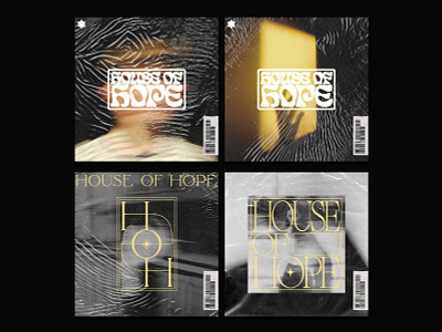 House of Hope album album artwork album cover album cover design artwork branding design illustration layout lettering music music design record texture type typography