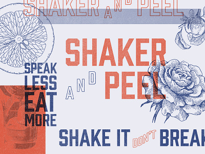 Shake it don't break it branding creative custom design grunge illustration lettering logo type typography vector