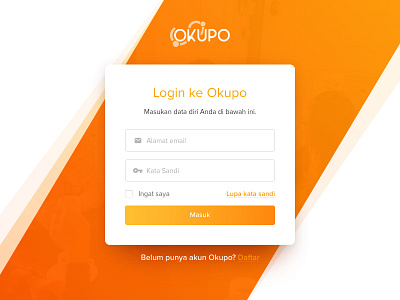 Sign Up Okupo in login modal okupo page password pop register sign ui up ux