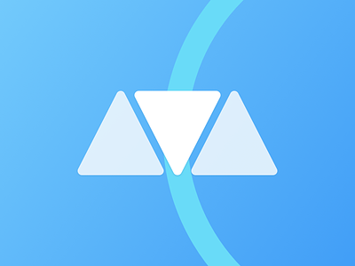 AVA Wellness Logo app ava blue brand clean graphic healthcare logo ui ux wellness