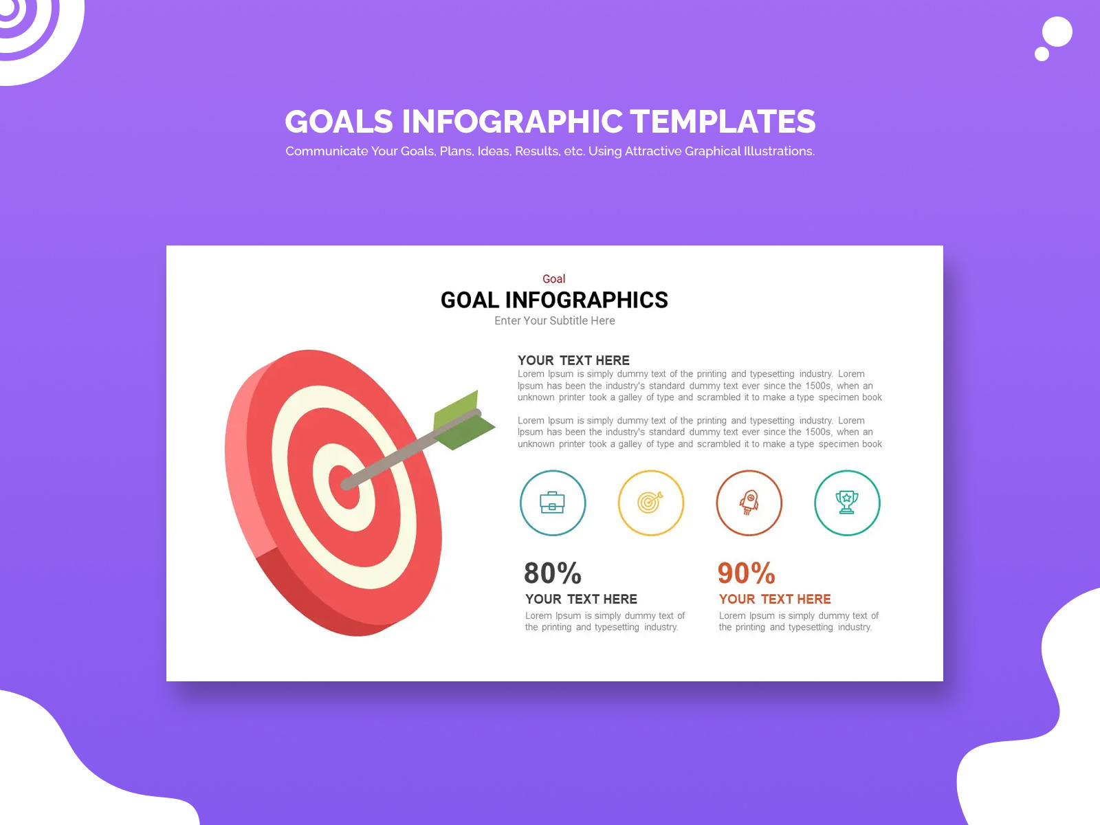 Goal setting ppt template by Slideheap on Dribbble
