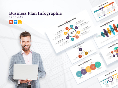 Business Plan PowerPoint Template design google slides graphic design illustration keynotes powerpoint design ppt slides presentation slides presentation template templates
