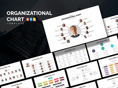 Organizational Chart Infographic Template animation graphic design motion graphics template