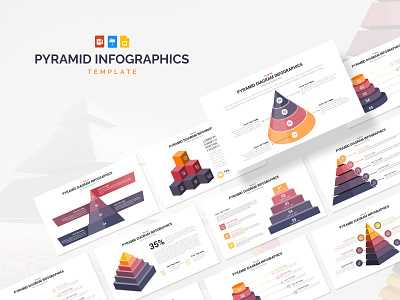 Pyramid PowerPoint Template graphic design